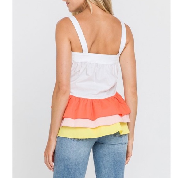Colorblock tiered tank top - Picture 4 of 11